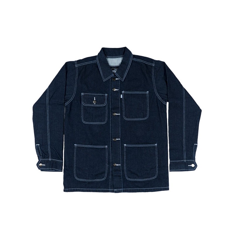 

Easthood Jaket Denim Construction Biru