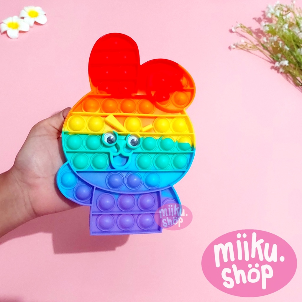 POP IT BT21 BTS CHIMMY COOKY KOYA TATA RJ MANG VAN-Cooky tebal 20cm