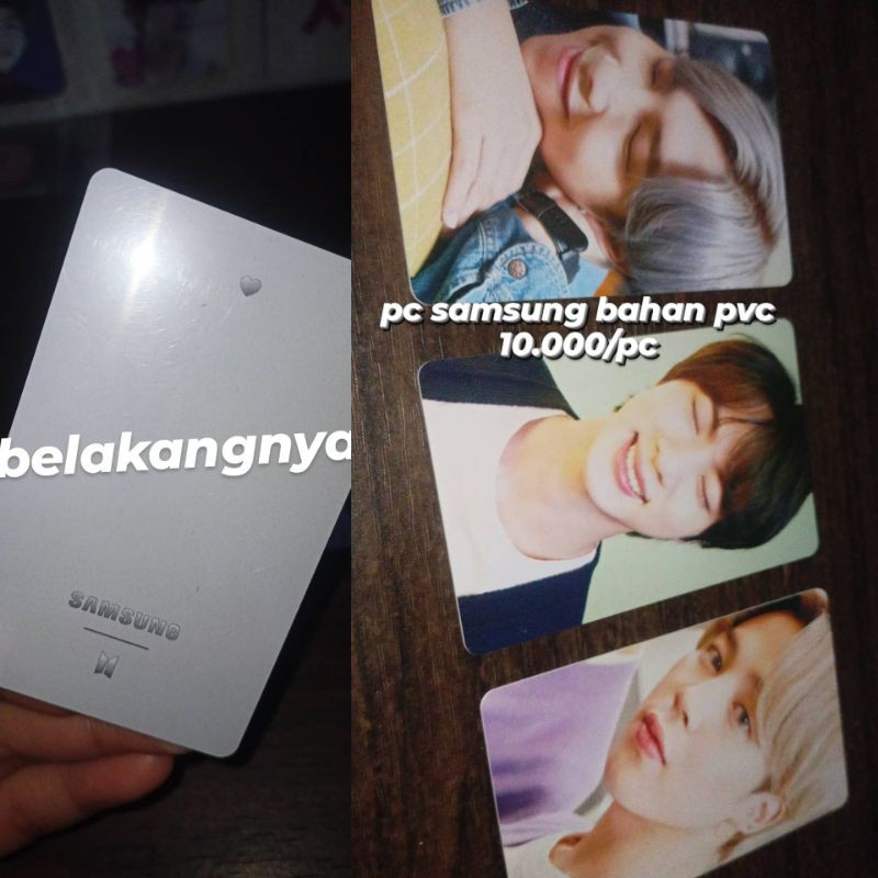 Photocard BTS Samsung Edition