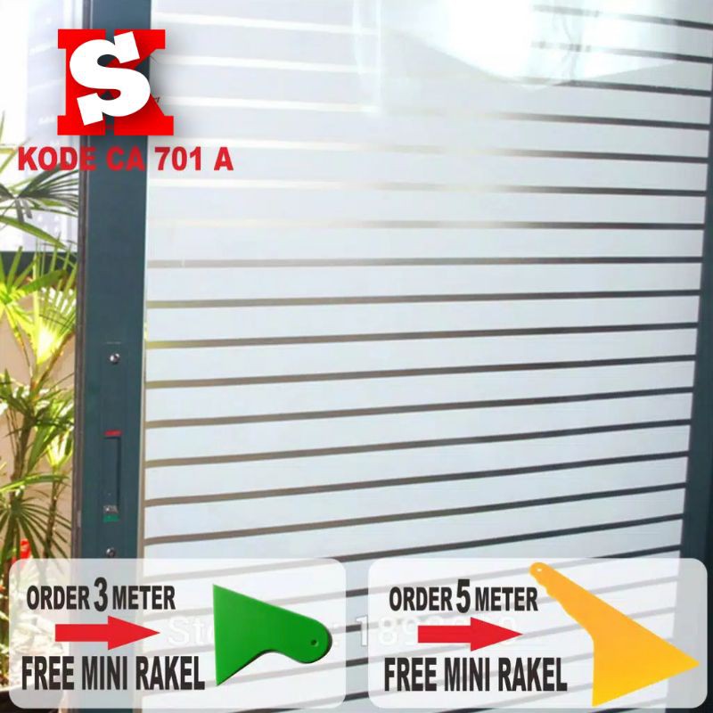 STIKER KACA/STIKER KACA MOTIF GARIS2