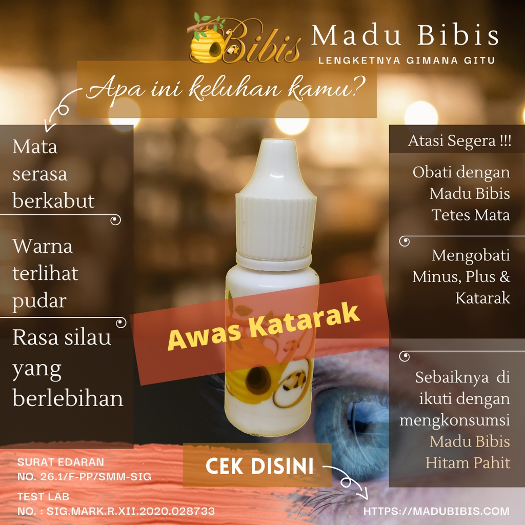 Obat Tetes Mata Madu Bibis