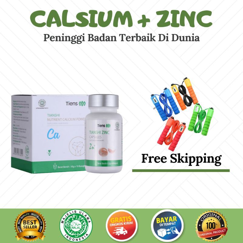 

Tiens Peninggi Badan Alami 3 Nhcp Kalsium 2 Zinc Untuk 30 Hari Peninggi Badan Susu Peninggi Badan Remaja Tiens Obat Peninggi Badan Dewasa Super Cepat Original Suplemen Peninggi Badan Remaja Bpom Paket Peninggi Badan Tiens Susu Boney Peninggi