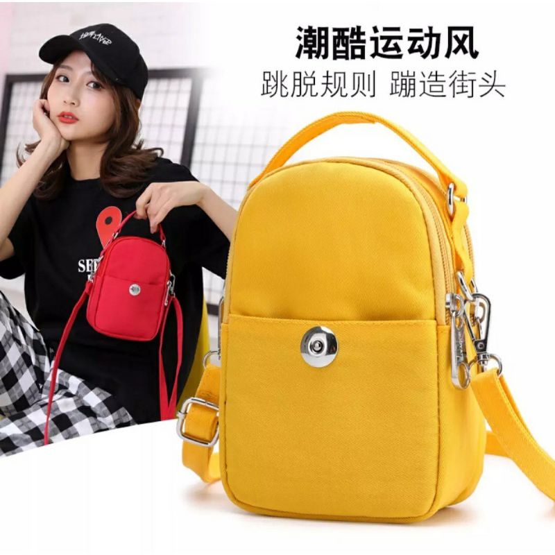 TAS  WANITA TAS SLEMPANG CASUAL IMPORT MURAH / TAS HP HANDPHONE TERMURAH