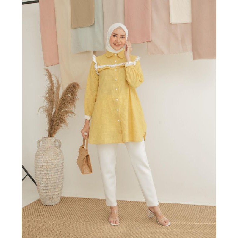 Nonny tunik yellow L by Geulis