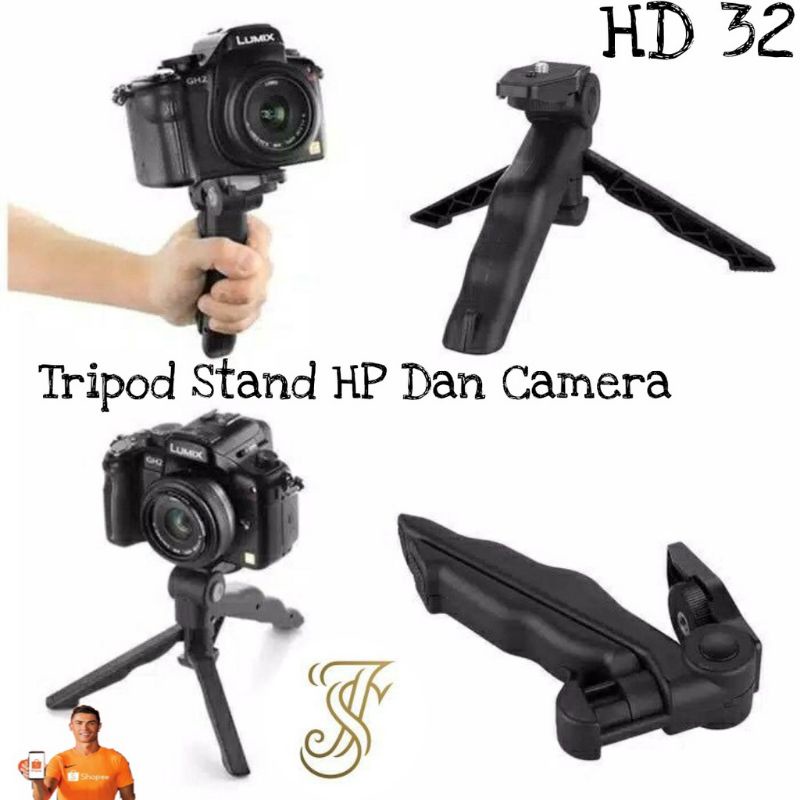 Tripod Mini Hd32 Stand Hp dan Cameraman