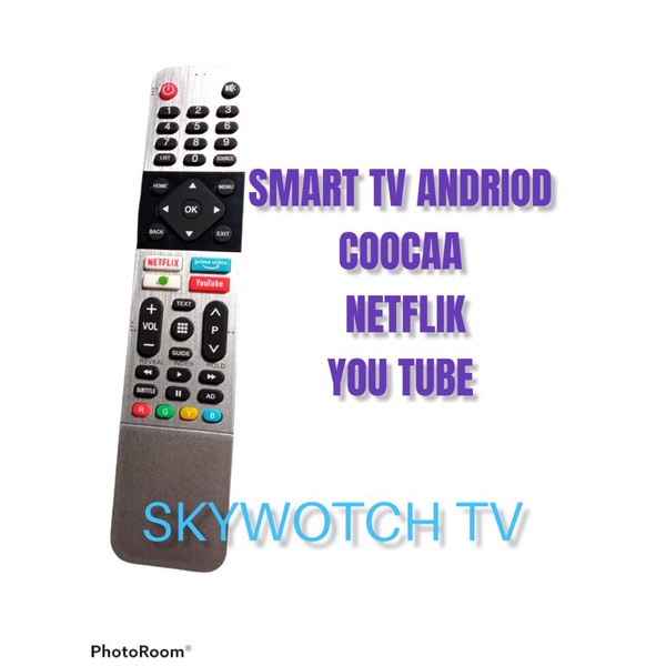 Remote remot tv Smart Tv Andriod coocaa cocoa netflik you tube skywotch TV