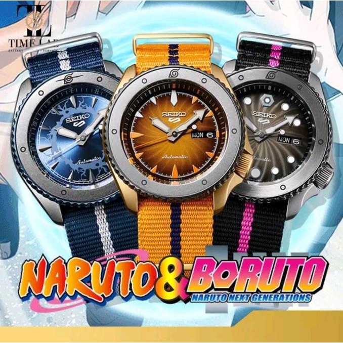 Jam tangan seiko karakter naruto boruto sasuke shikamaru