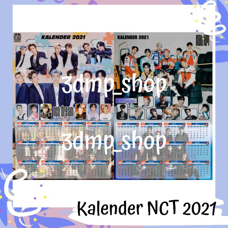 Kalender 2021 NCT2020 NCTU NCT DREAM NCTDREAM NCT127