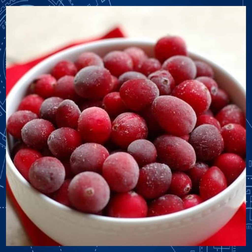 

BUAH BEKU CRANBERRY FROZEN IQF 1/2KG SE INDONESIA DIJAMIN