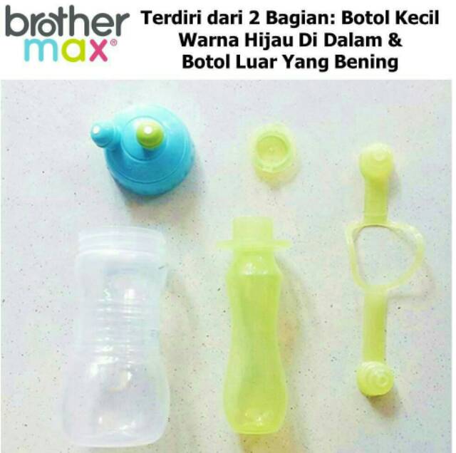 BROTHER MAX 2 IN 1 COOLER SPORTS BOTTLE - BOTOL MINUM ANAK 2 IN 1