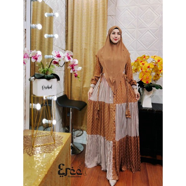 home dress polka mix salur erce