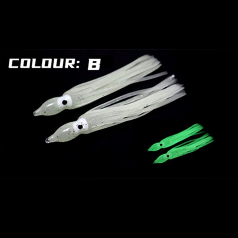 umpan pancing Cumi GID (Glow in dark) fosfor harga 1 pack isi 5