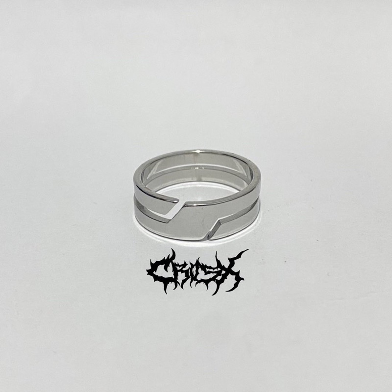 ZELTA RING / Z RING / CINCIN HITAM SILVER / COUPLE RING CINCIN COUPLE KOREAN STYLE RING CINCIN STYLE KOREA CINCIN AESTHETIC RING CINCIN TITANIUM CINCIN STAINLESS STEEL CINCIN PRIA CINCIN WANITA HIP HOP PUNK RETRO VINTAGE METAL RING