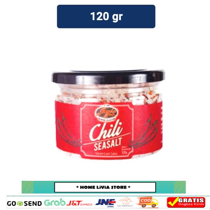 

Jay's Chilli Sea Salt 120gr