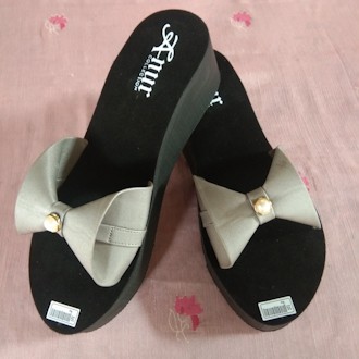 ANUR-sendal slop wanita sendal wedges terbaru