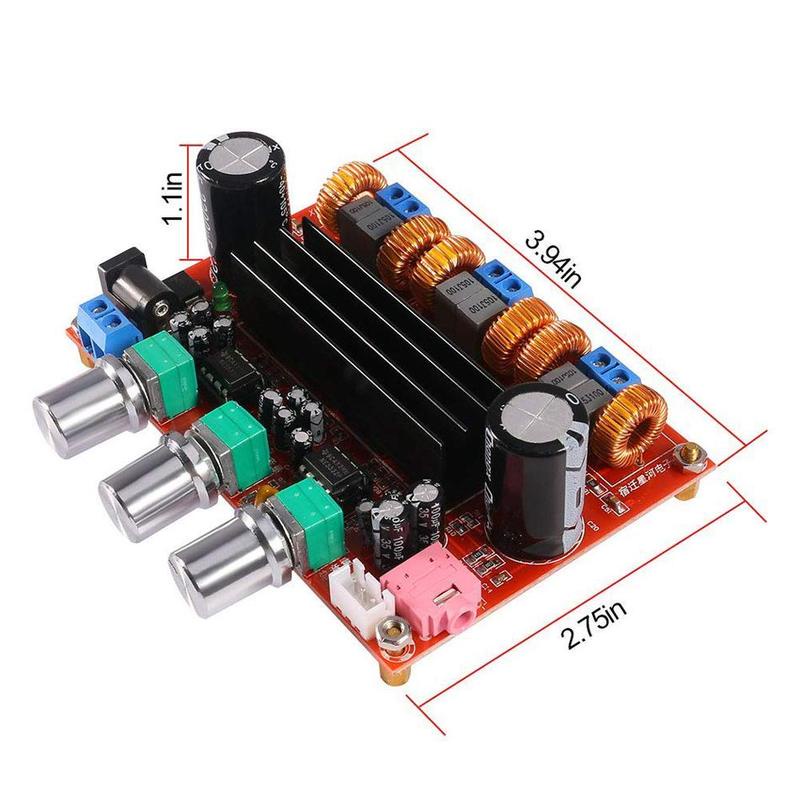 M139 M543 Kit Power Amplifier Class D TPA3116D2 2x50W+100W 2x120W Stereo Subwoofer XH-M139 XH-M543