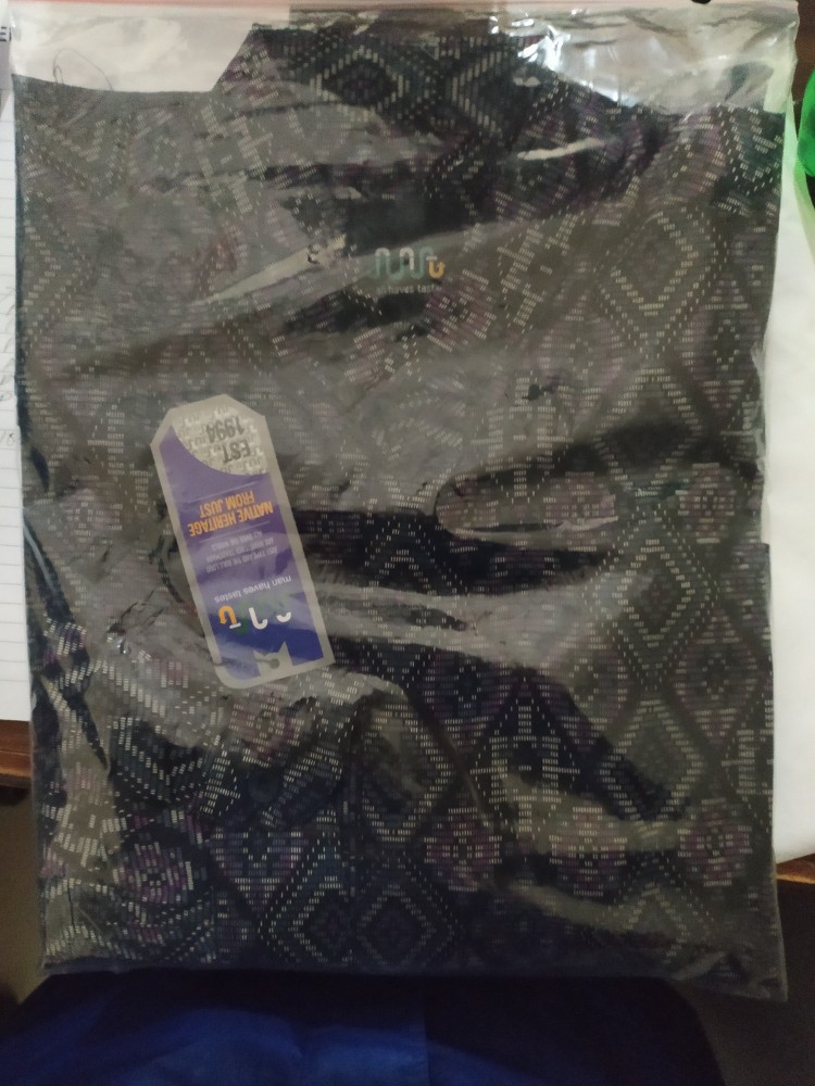 [ready Big Size] Babedo Kemeja Batik Pria Slim Fit Motif Diamond Premium Lengan Panjang