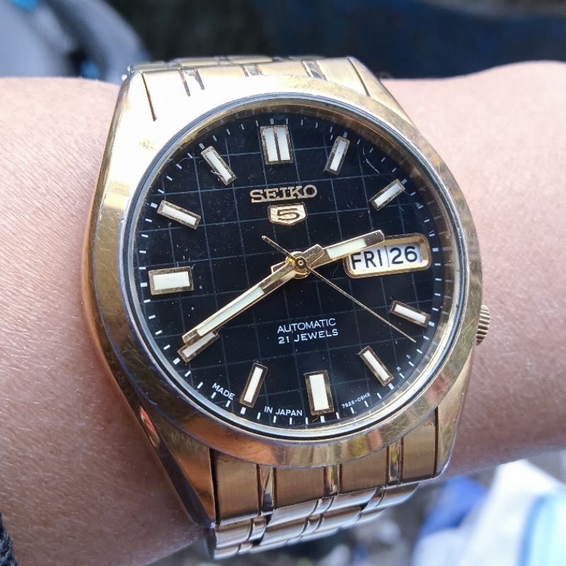 Seiko5 Automatic cal 7s26-03B0 Tekstur Dial