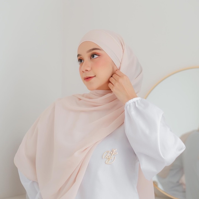 KOYU HIJAB PASHMINA TALI SHAFIA melayu koyu