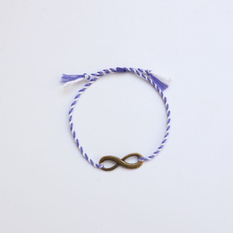 gelang tangan infinity twist (gelang tali/ gelang boho)