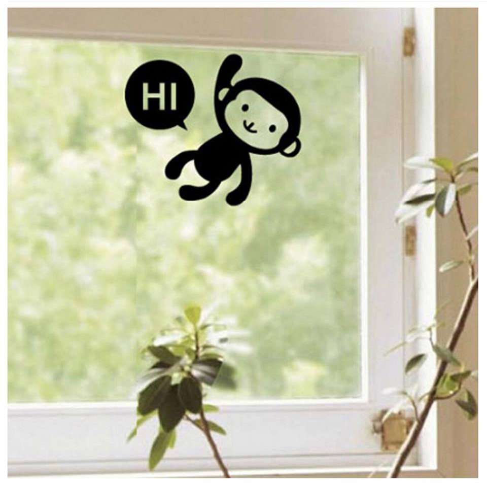 Sticker Dinding/Switch Sticker-Hi Monkey