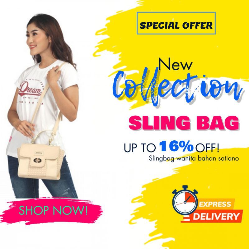 Shoulder Bag Wanita Tas Selempang Besar Tas Sling Bag Wanita