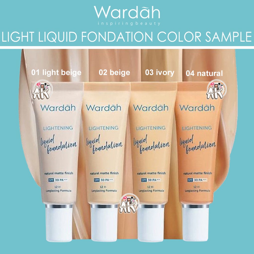 WARDAH LIGHTENING SERIES (LIQUID FOUNDATION/CONCEALER/BB CAKE POWDER/MATTE POWDER/BB CREAM)