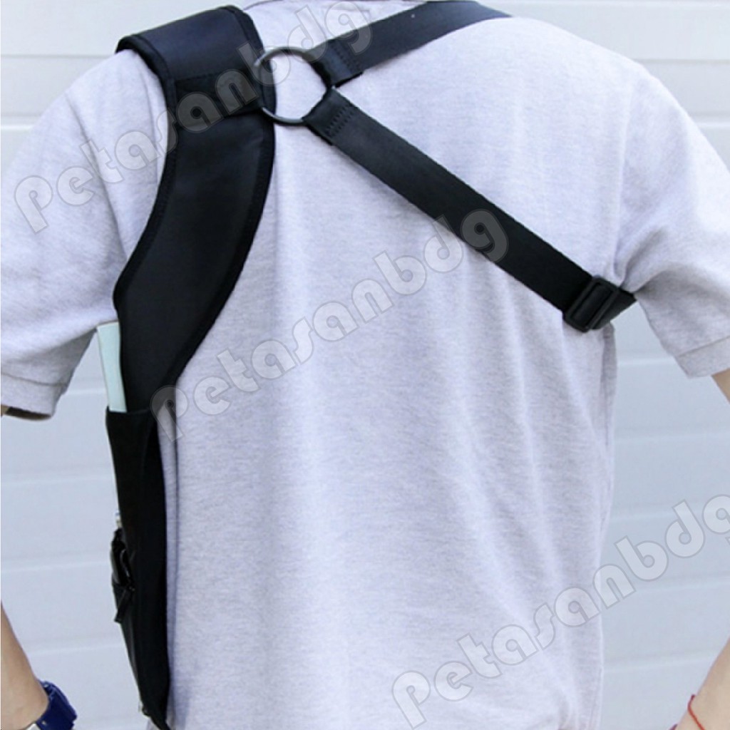 RTM - Men's Armpit Hidden Underarm / Tas Gadget Model Ransel FBI Outdoor Man &amp; Woman - Black