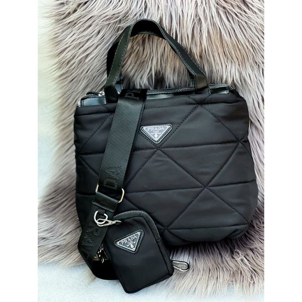 Tas Selempang wanita Prada Re Nylon Padded Tote Bag/ Handbag wanita/ Sling bag wanita