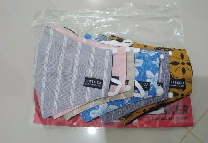 Masker Cressida Hijab 4pcs Free 2pcs