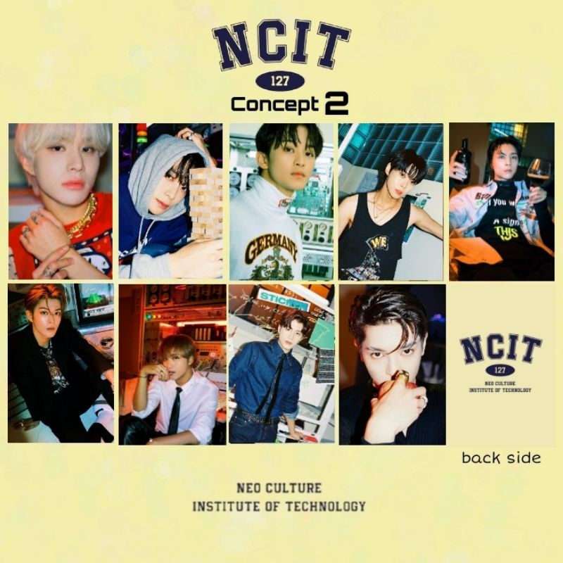 NCT 127 NCIT Neo Culture Institute of Technologi Acrylic Clear Keychain Gantungan Kunci Akrilik