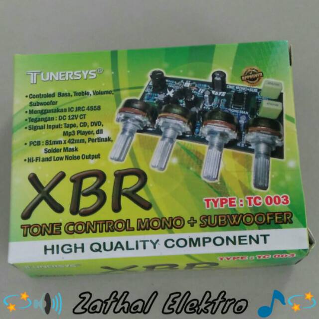 Tone Control Mono Plus Subwoofer