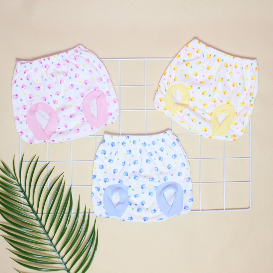 JAYJAY (6Pcs)Celana Pop Bayi Unisex JayJay Double 0-3 Bulan