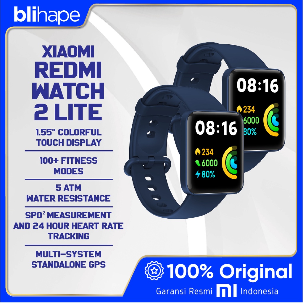 Jual XIAOMI MI Watch 2 Lite Smartwatch Jam Tangan Pintar Digital