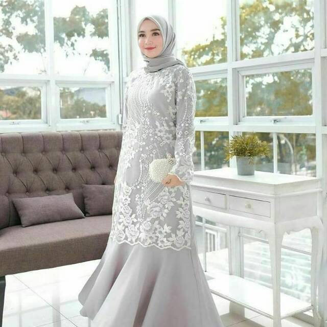 Mita Dress Baju Gamis Wanita Outfit Pesta Formal Fashion Muslimah
