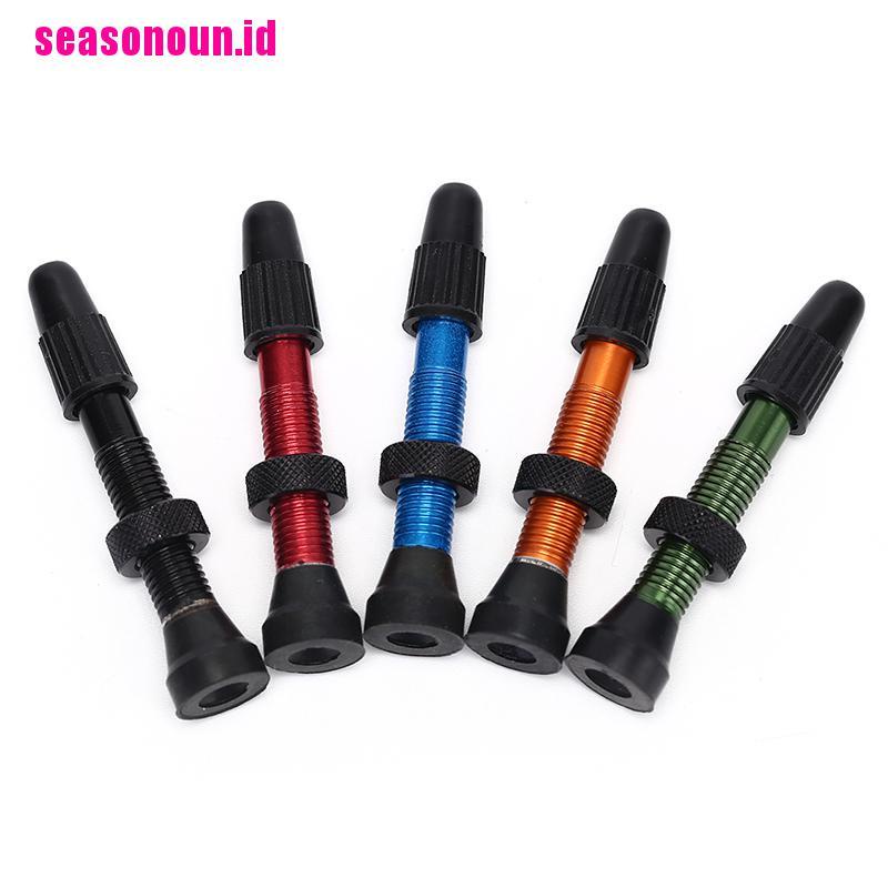 (seasonoun) 1pc Presta 50mm Bahan Aluminum Alloy Untuk Sepeda Balap