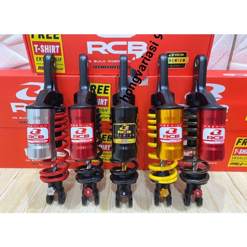 shockbreaker RCB tabung atas mb-2 plus/shock RCB mb-2+ klik rebound fungsi 305mm 330mm beat mio Scoo
