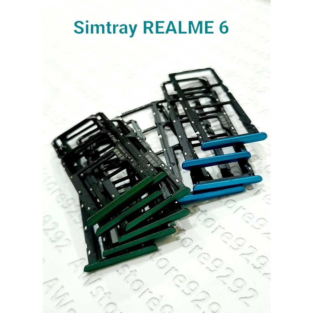 Slot Tempat Dudukan Kartu Simcard Sim card Lock Simtray Sim Tray Realme 6