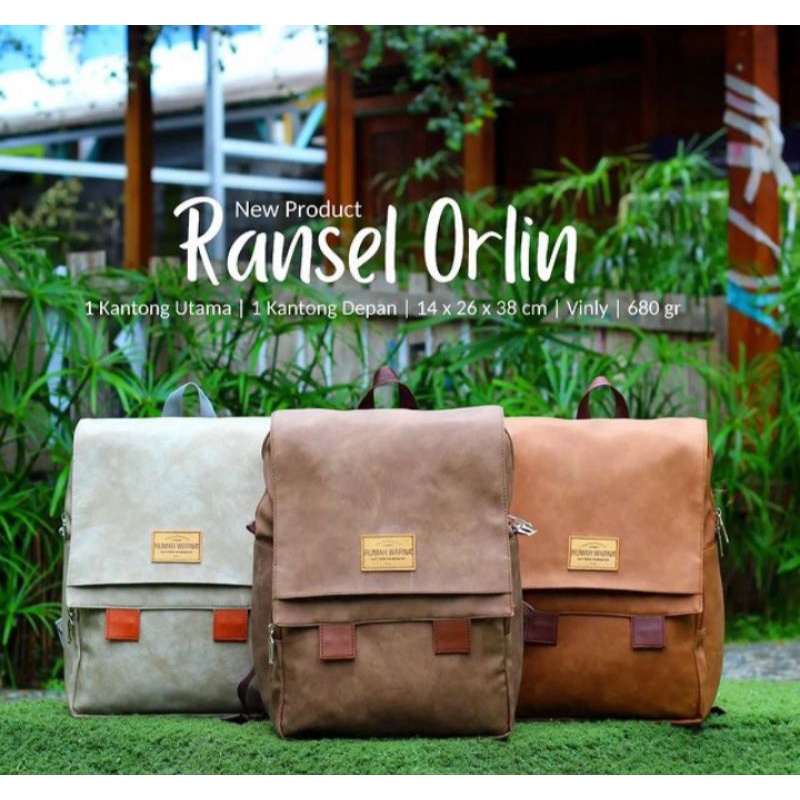 Tas Ransel Orlin Rumah Warna