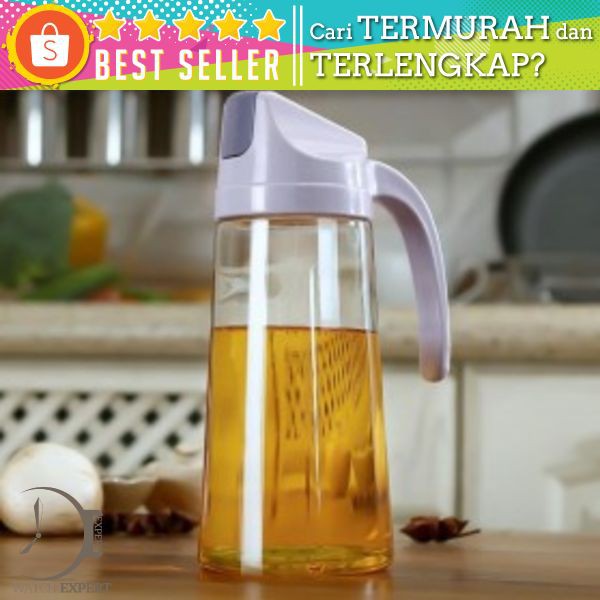 Roborobo Botol Minyak Serbaguna Seasoning Glass Jar 630ml - CYX180813K0 - Gray