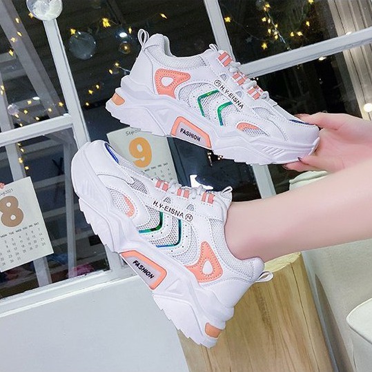 TBIG [COD] Sepatu Sekolah Sneakers Import HYESNA Fashion Sepatu Korea Style Sekolah Kuliah Sepatu Wa