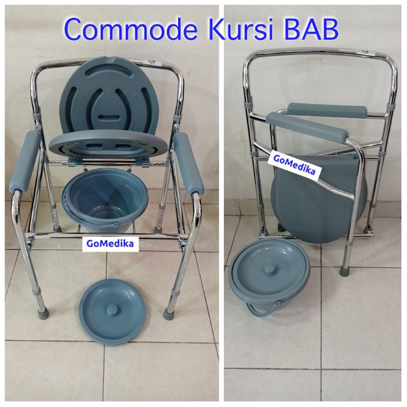 Kursi BAB Lansia  Commode Chair Kursi Puk  Manula