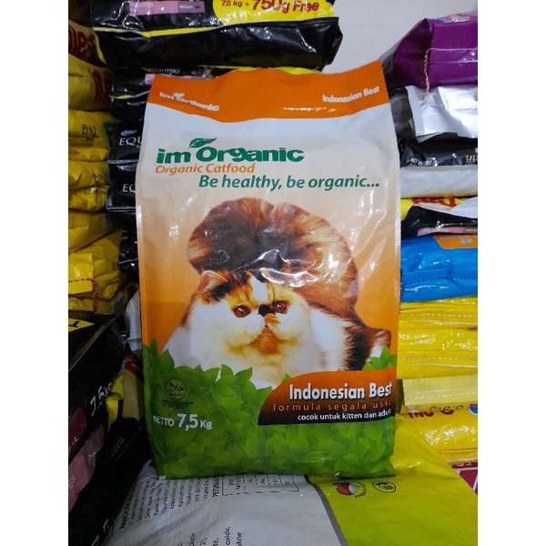 (Ekspedisi) Makanan Kucing Im Organik Best 7,5KG