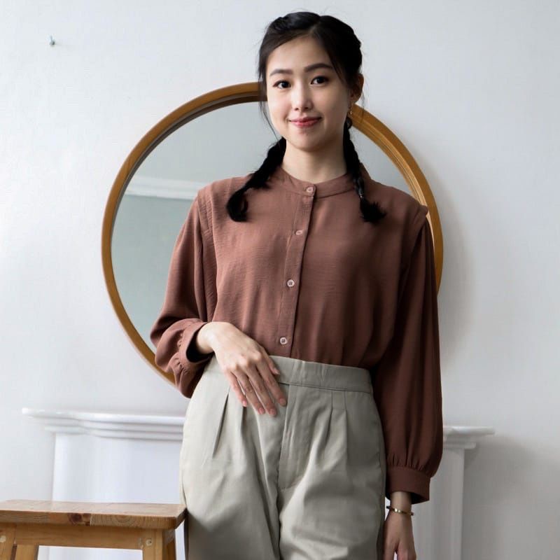 Aisha Kemeja Blouse Wanita Crincle Airflow Premium