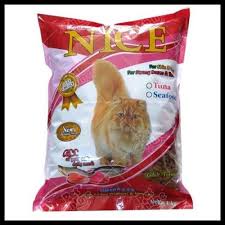 nice pakan kucing - makanan kucing nice repack 1kg