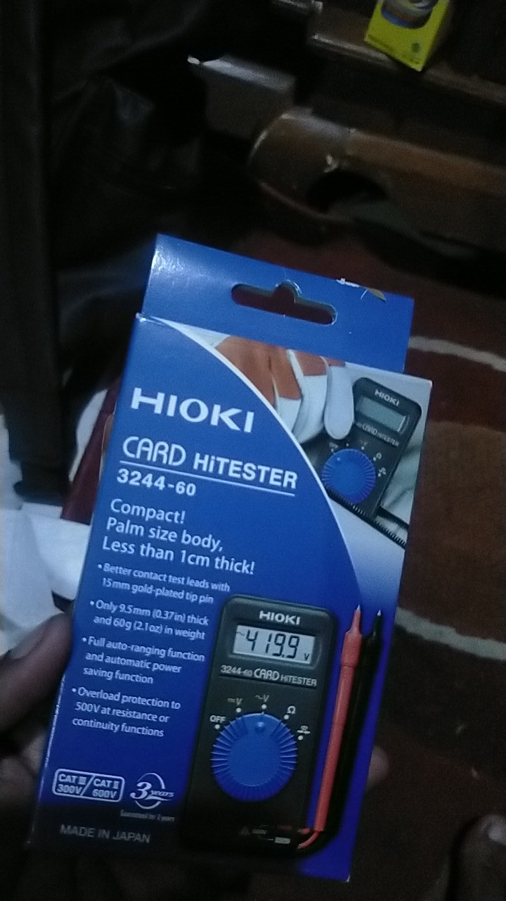 Digital Mulimeter Hioki Card Hitester 3244-60