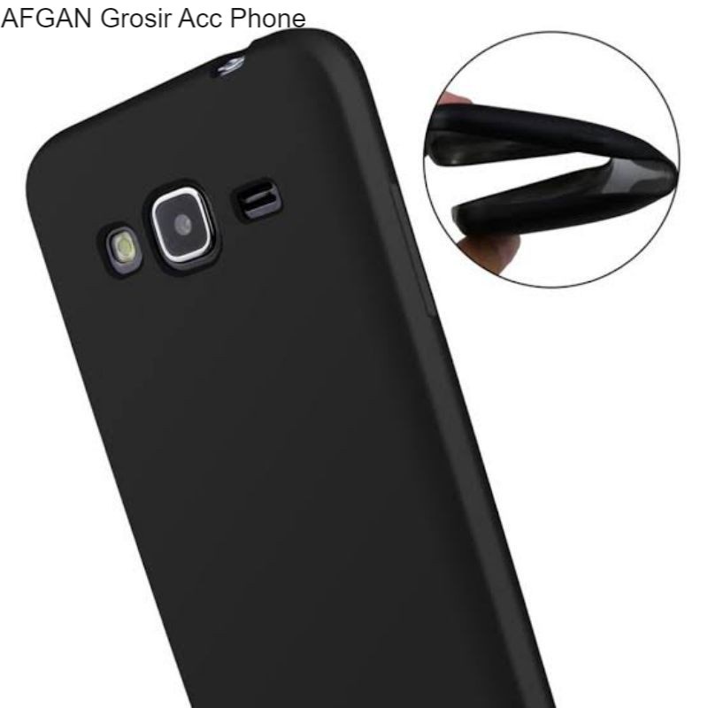 Soft Case Blackmatte Samsung Galaxy S7 Casing Silikon Slim Black Matte Hitam Samsung Galaxy S7 Grosi