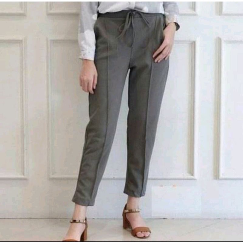 CELANA PEREMPUAN POLOS TERKINI MURAH MERIAH BAGGY PANTS