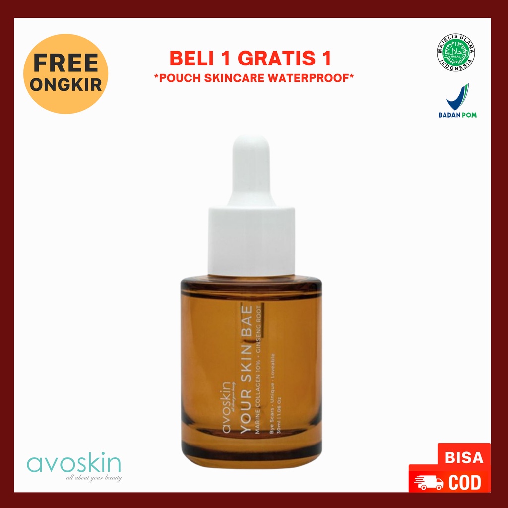 Avoskin Your Skin Bae Marine Collagen 10% + Ginseng Root Serum 30ml