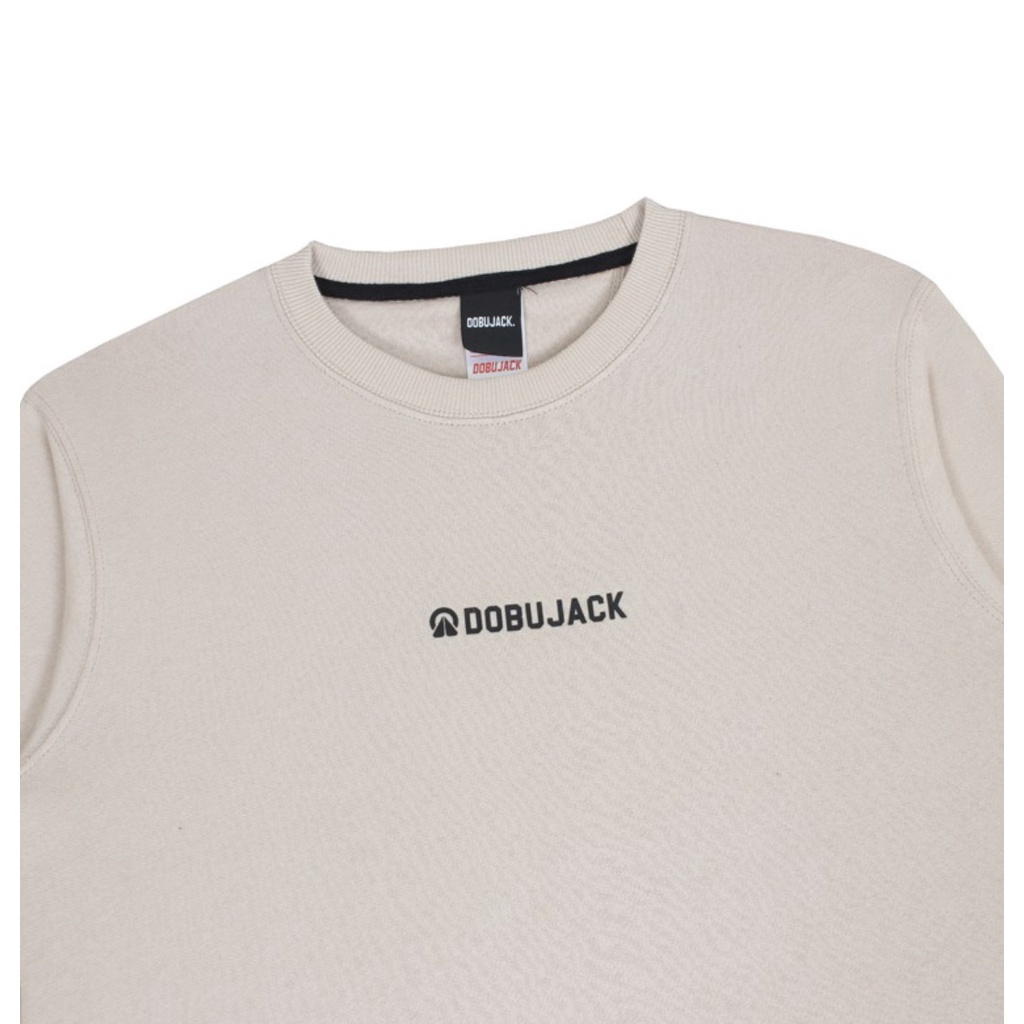 Crewneck Sweater Dobujack Little Logo Abstract Black Premium Quality